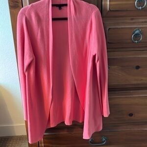 Talbots Women’s Coral Cardigan With Side Zippers Size Large NWOT